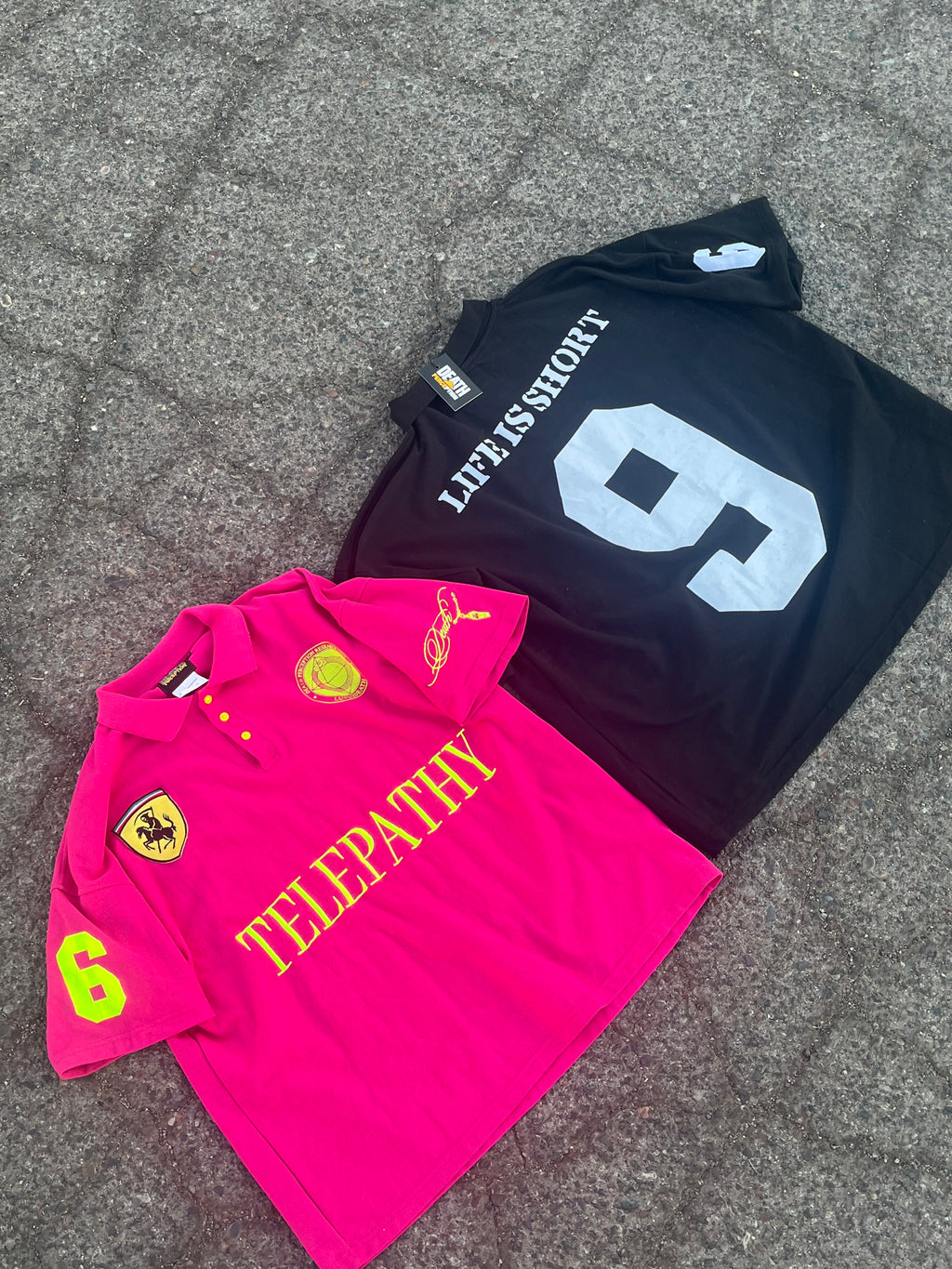 TELEPATHY BLACK POLO